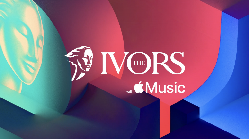 Stage screen visuals at The Ivors